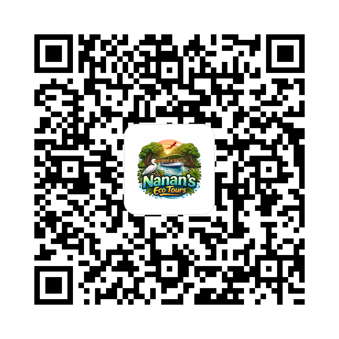 QR code for Nanan's Eco Tours AI Assistant